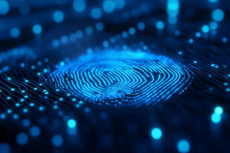 image of a digital fingerprint
