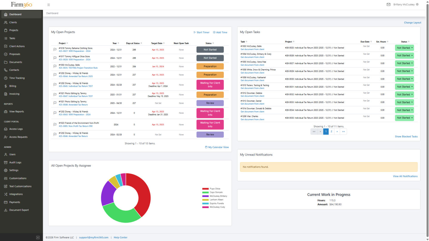 Accounting Practice Management Software | Firm360